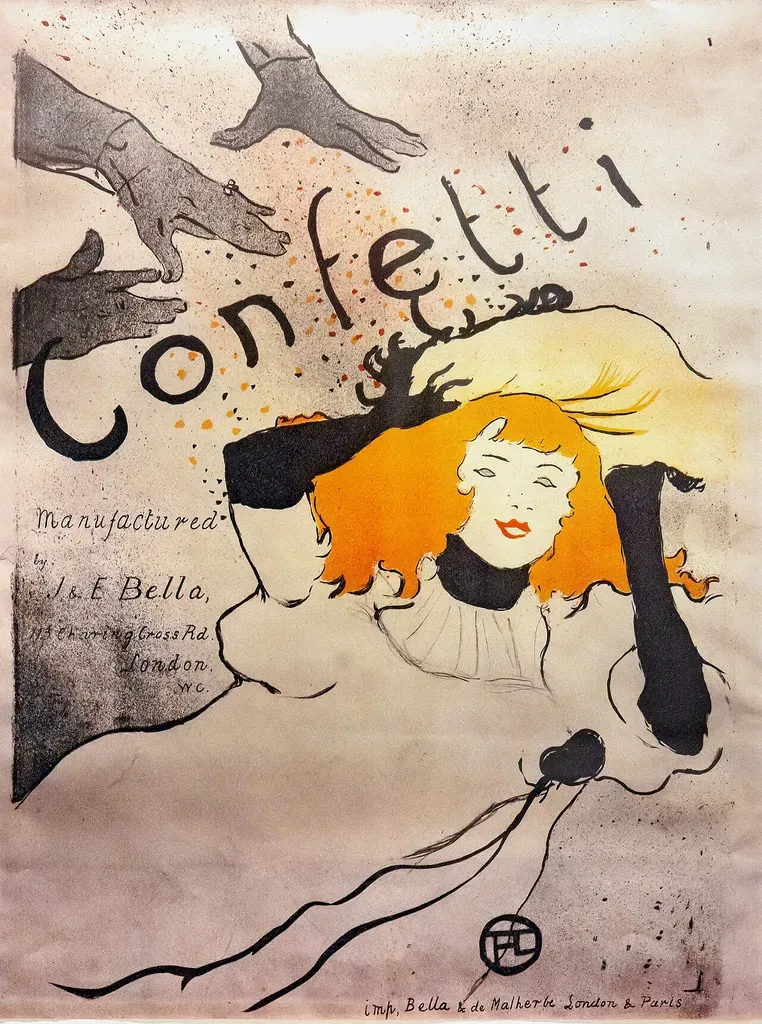 Confetti by Henri de Toulouse-Lautrec, 1894