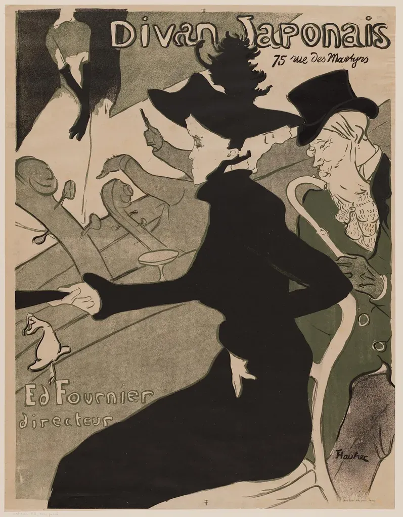 Divan Japonais by Henri de Toulouse-Lautrec, 1893