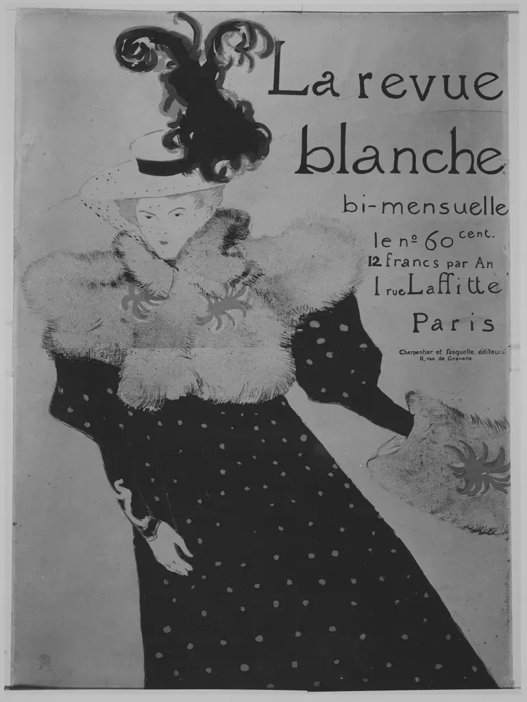 La Revue Blanche by Henri de Toulouse-Lautrec, 1895