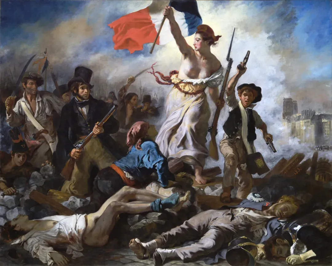 Liberty Leading the People by Eugène Delacroix, 1830