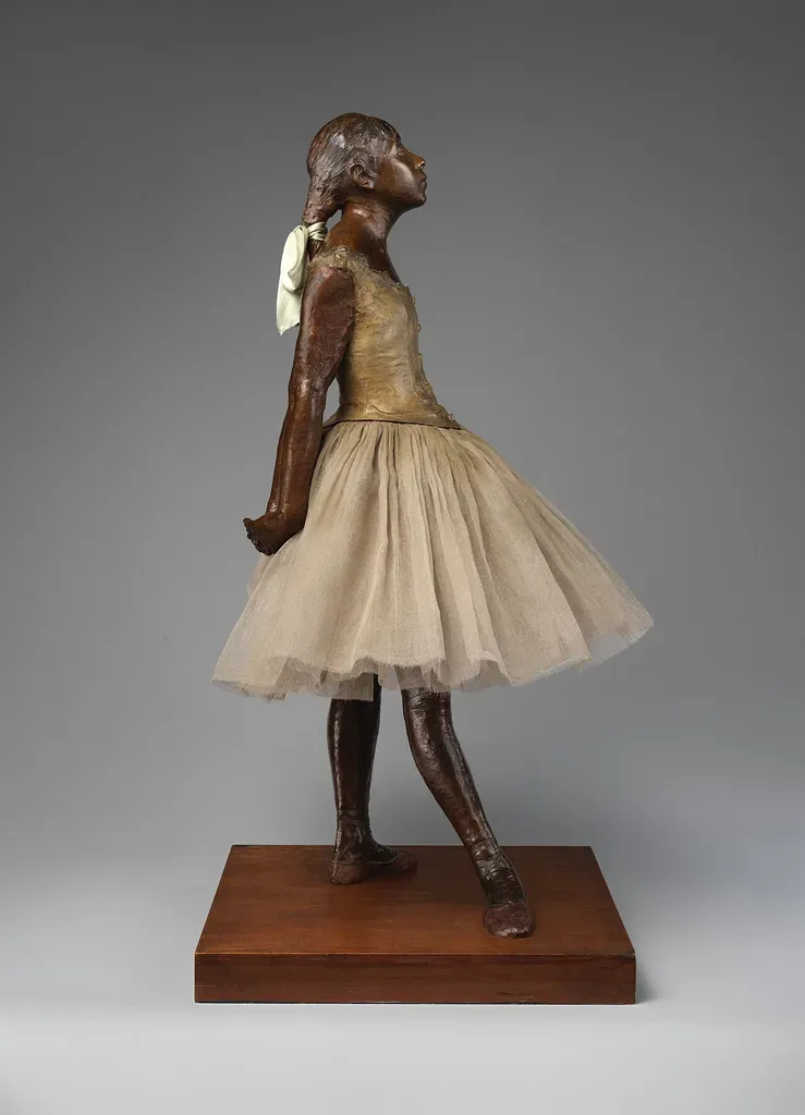 The Little Fourteen-Year-Old Dancer by Edgar Degas, modeled c. 1880