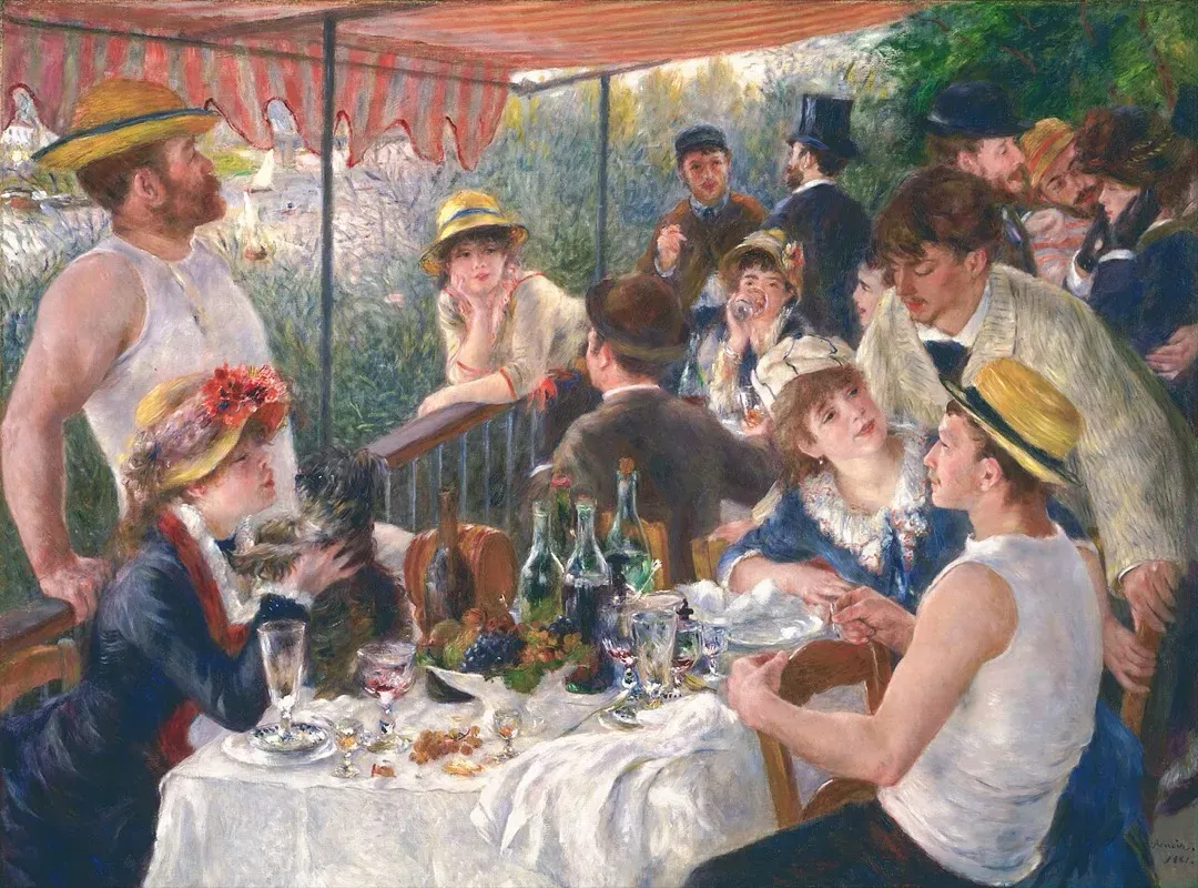 Luncheon of the Boating Party by Pierre-Auguste Renoir, 1881