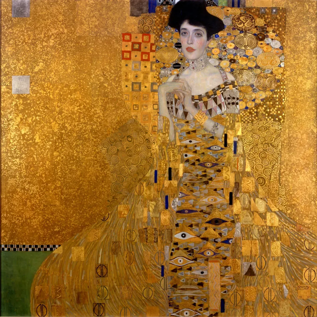 Portrait of Adele Bloch-Bauer I by Gustav Klimt, 1907