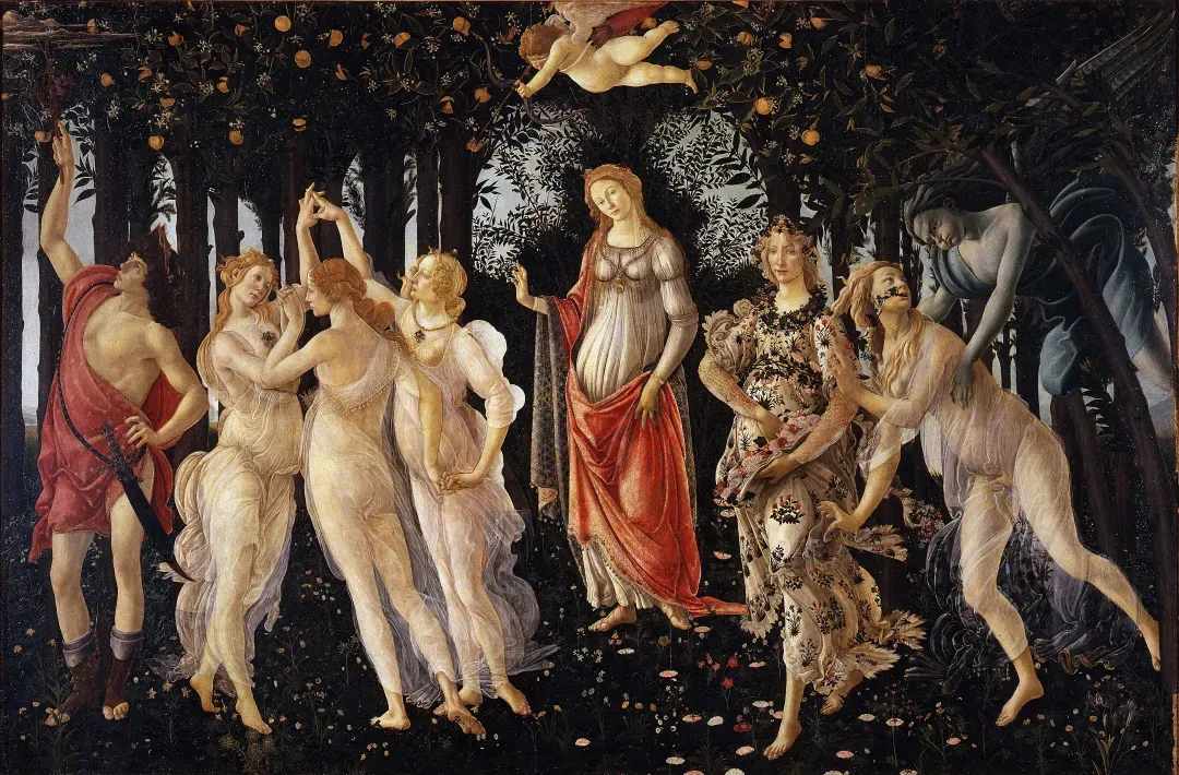 Primavera by Sandro Botticelli, 1480