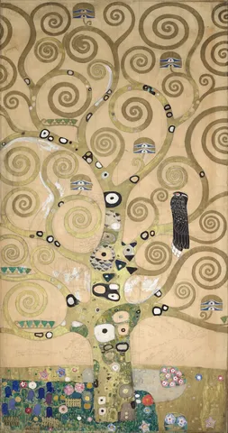 The Tree of Life, Stoclet Frieze by Gustav Klimt