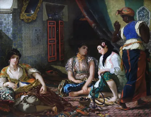 The Women of Algiers by Eugène Delacroix