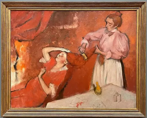 Combing the Hair (La Coiffure) by Edgar Degas