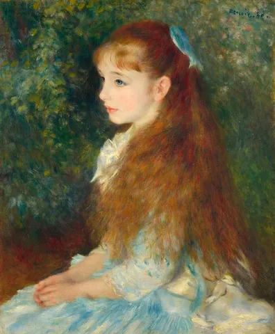 Portrait of Irène Cahen d'Anvers by Pierre-Auguste Renoir