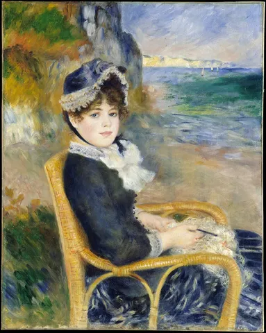 By the Seashore by Pierre-Auguste Renoir