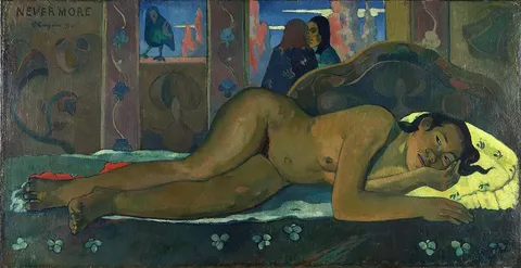 Nevermore by Paul Gauguin