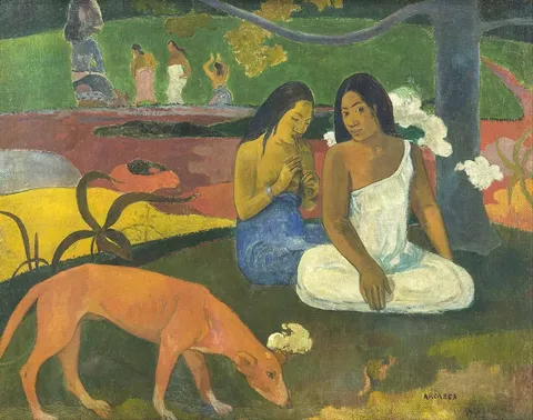 Arearea (Joyfulness) by Paul Gauguin