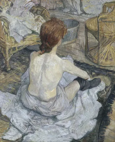 La Toilette (Rousse) by Henri de Toulouse-Lautrec