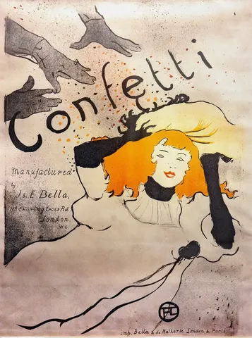 Confetti by Henri de Toulouse-Lautrec