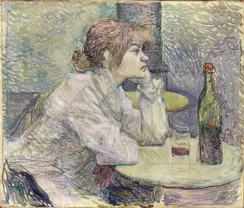 Gueule de bois (The Hangover) by Henri de Toulouse-Lautrec