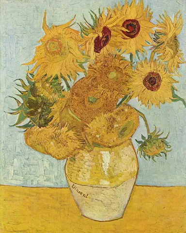 Vase with Twelve Sunflowers by Vincent van Gogh