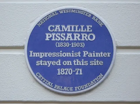 The Crystal Palace by Camille Pissarro