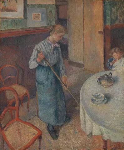 The Little Country Maid by Camille Pissarro