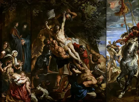 The Elevation of the Cross by Peter Paul Rubens