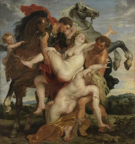 The Rape of the Daughters of Leucippus by Peter Paul Rubens