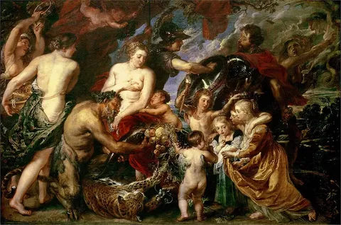 Minerva Protects Pax from Mars ("Peace and War") by Peter Paul Rubens