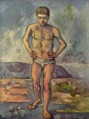 The Bather by Paul Cézanne