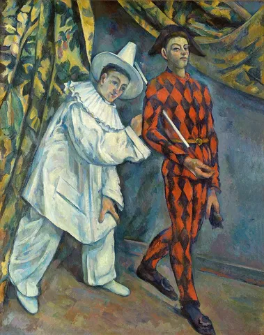 Mardi Gras (Pierrot and Harlequin) by Paul Cézanne