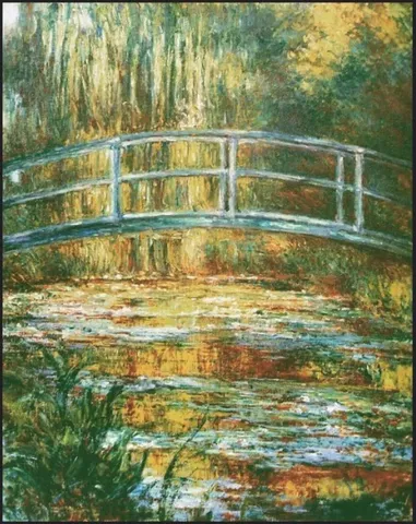 The Water-Lily Pond by Claude Monet