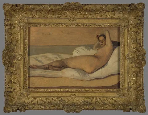 Marietta (The Roman Odalisque) by Jean-Baptiste-Camille Corot