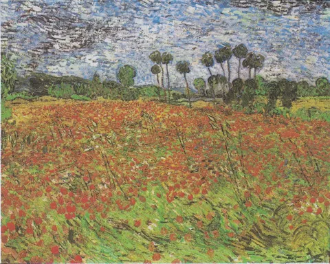 Poppy Field by Claude Monet