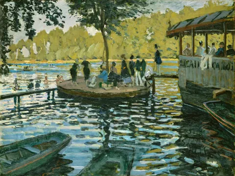 Bain à la Grenouillère by Claude Monet