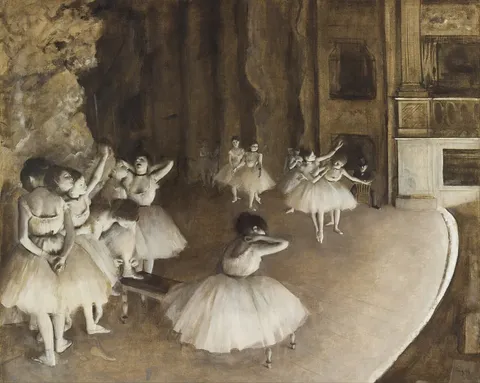 The Rehearsal by Edgar Degas