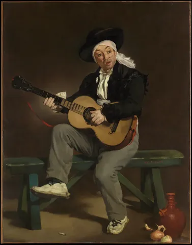The Spanish Singer by Édouard Manet