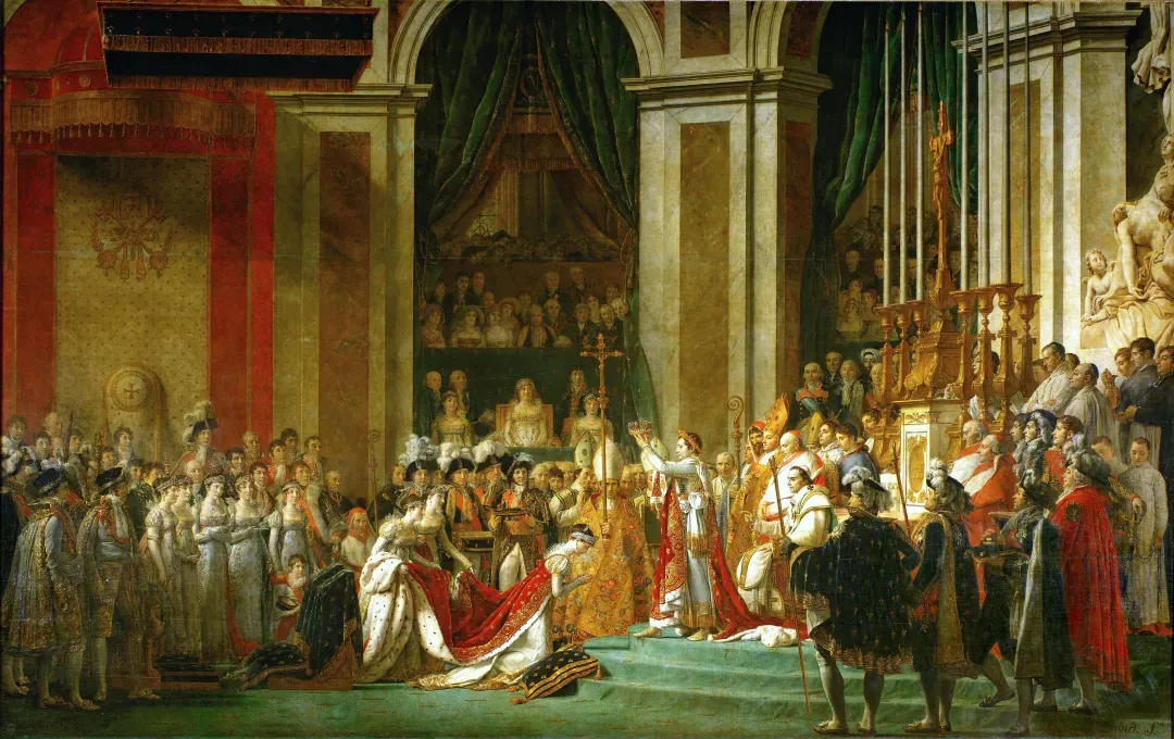 The Coronation of Napoleon by Jacques-Louis David, 1807