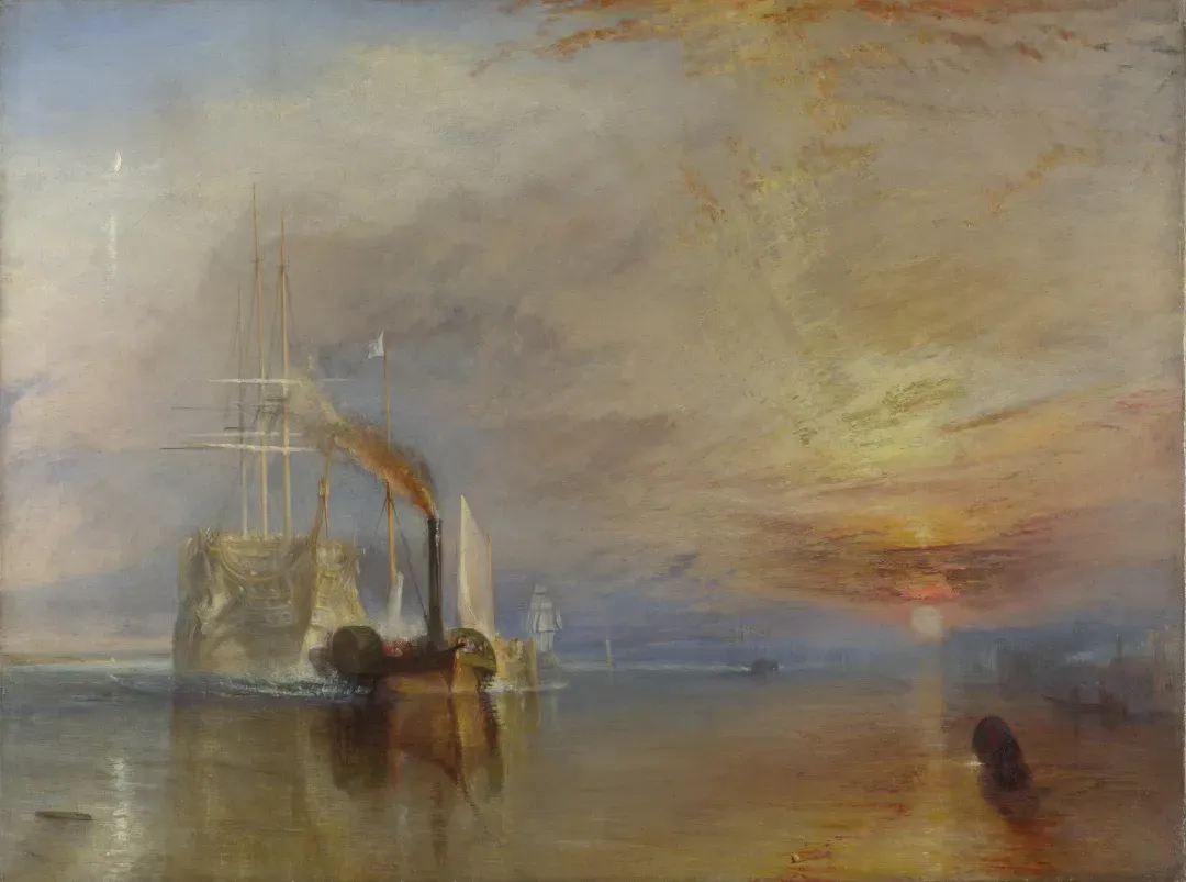 The Fighting Temeraire by J. M. W. Turner, 1839