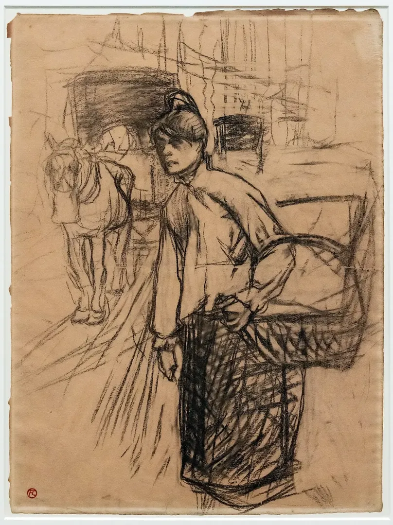 The Laundress by Henri de Toulouse-Lautrec, 1888