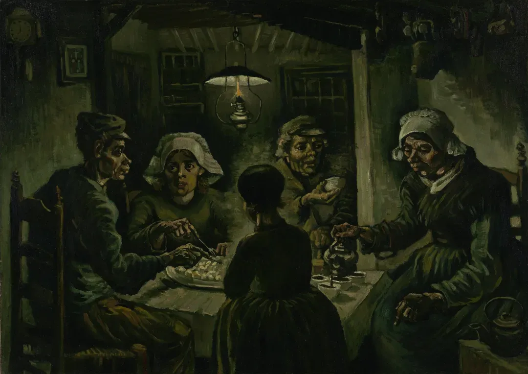 The Potato Eaters by Vincent van Gogh, 1885