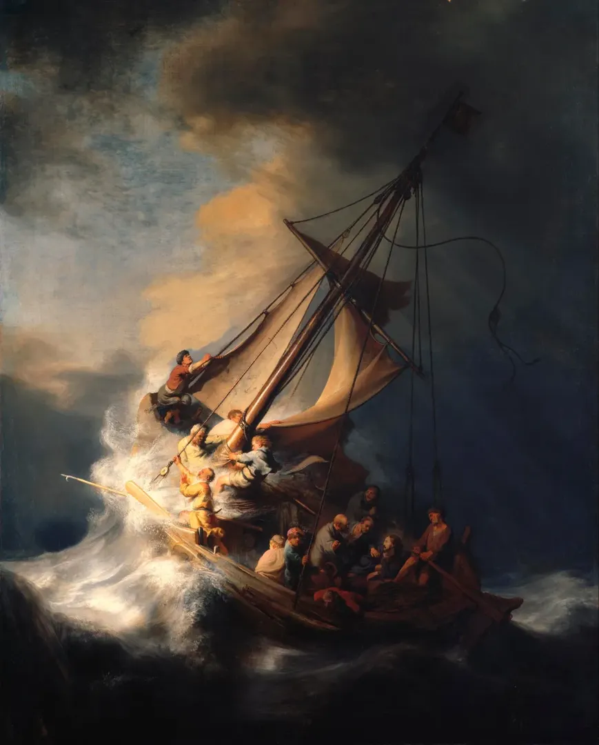The Storm on the Sea of Galilee by Rembrandt van Rijn, 1633